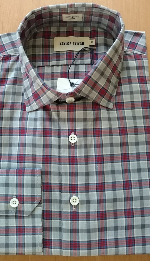 Taylor Stitch The Hyde Ash Washed Poplin Casual Button Down Dress Shirt 40 Med